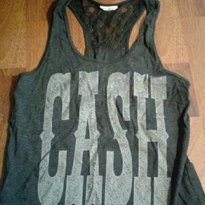 Johnny Cash Flowy Tank Top